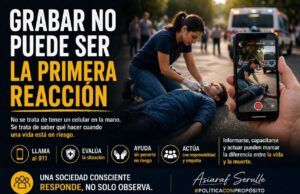 Grabar no puede ser la primera reacción