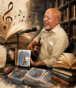 “Entre Libros y Canciones”: Enríque Féliz comparte su legado literario y musical en Santiago