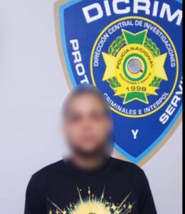 Policía Nacional arresta presunto autor de asalto a mano armada en Tamboril, Santiago